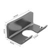 Wall Mounted Dryer Hair Stand Bathroom Organizer Self Adhesive Shelves  Bathroom Accessories