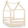 VidaXL Children's Bed Frames Slat Base Slat Frame Bedroom Furniture Home Interior 70x140 Cm Wood of 289607