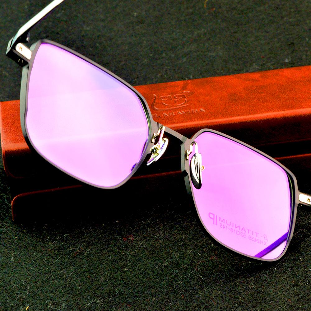 Clara Vida Luxury Special Counter Large Frame Oversized Pure Titanum Light Wieght Optical Men Women Eyelasses Frame Spectacles