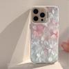 Элегантный розовый чехол с цветочным принтом для iPhone 17e Air 17 16e 16 Plus 15 Pro Max 14 13 12 11 Ударопрочный Защитный Прочный Крутой Чехол