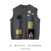 Женский вязаный жилет ручной работы - Многослойный осенне-зимний стиль