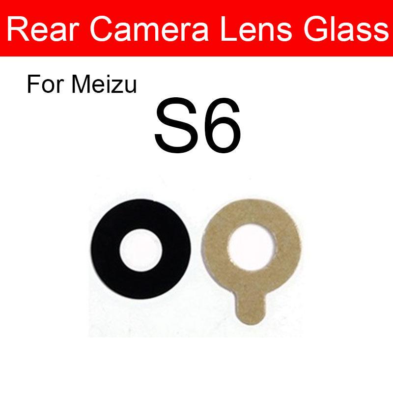 1pc Back Camera Lens Glass Cover for Meizu M1 M2 M3 M3s M3E M5 M5s M6 M6s M6T S6 Max