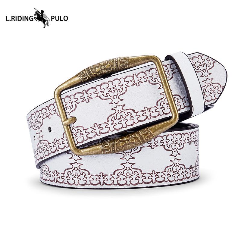 Ремень в этническом стиле, Ретро рельефный ремень, Летний универсальный, Женский ремень высокого класса