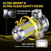 5202 White 6500K Fog LED Light Bulbs for Chevy Silverado 1500 2500 3500 HD 2x