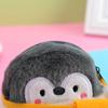 Cute Mini Penguin Coin Purse Cartoon Coin Purse Data Line Bag Durable Plush Coin Purse Accessories