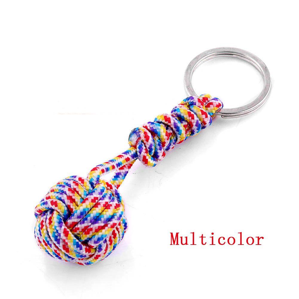 Men Parachute Rope Lanyard Jewelry Outdoor Survival Key Ring Fashion Accessories Keyfob Key Chain