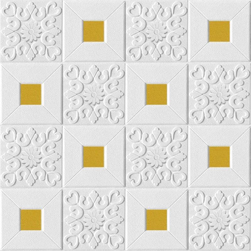 10 шт. пенопластовые 3D наклейки на крышу самоклеящиеся потолочные декоративные панели водонепроницаемые обои гостиная спальня украшение дома