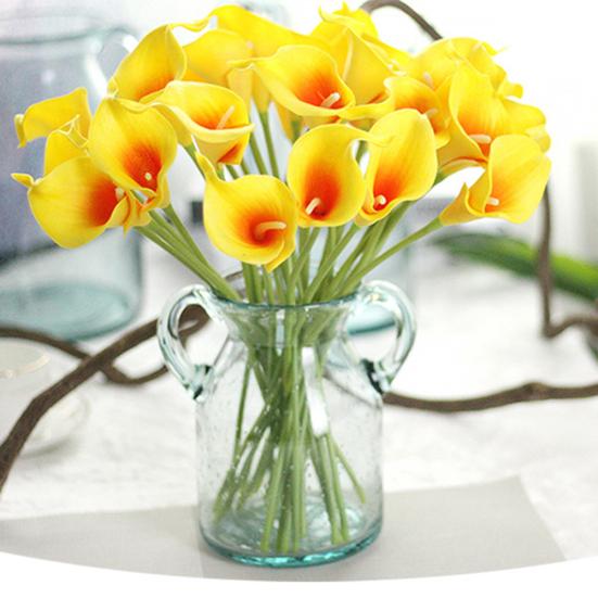 1шт искусственный цветок каллы лилии свадебный букет настоящий сенсорный свадебный домашний декор