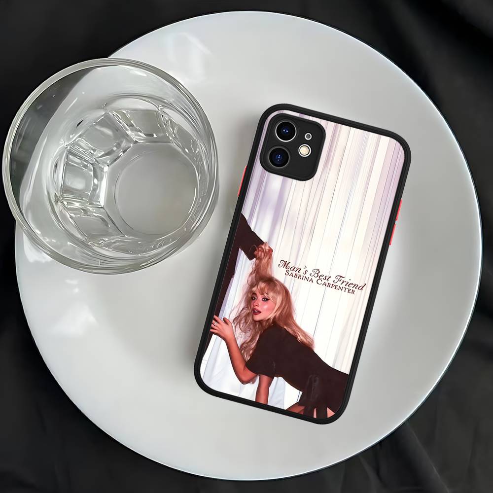 Певец S-Сабрина К-Карпентер Для IPhone 16 13 15 11 12 14 Pro Max 15 16 Plus X XS MAX Матовый чехол для телефона