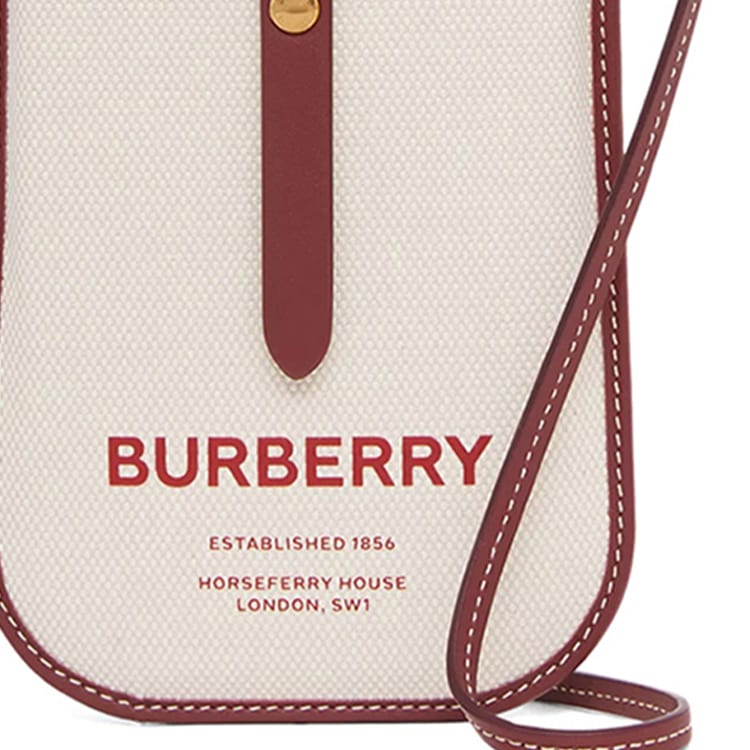 Burberry Cotton Anne Cell Phone Protective Cover Shoulder Bag Backpack Regular Women's Multicolor 8036713