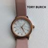 Б/У [Рабочий предмет] Часы TORY BURCH Матовая кожа Розовое золото
