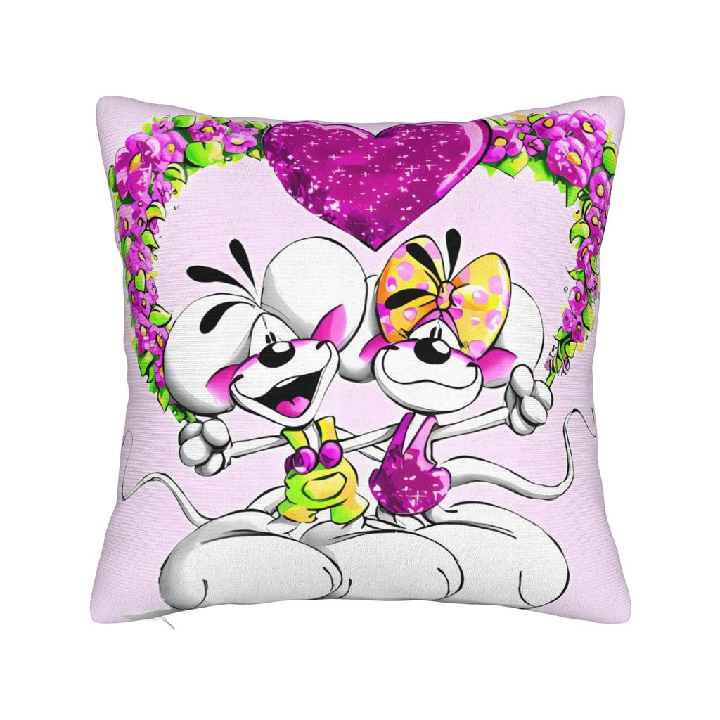 Diddl Cartoon Dog Pillow Cover Novelty Pillow Case For Chair Sofa Home Decor Design Pillowcases Birthday Present
