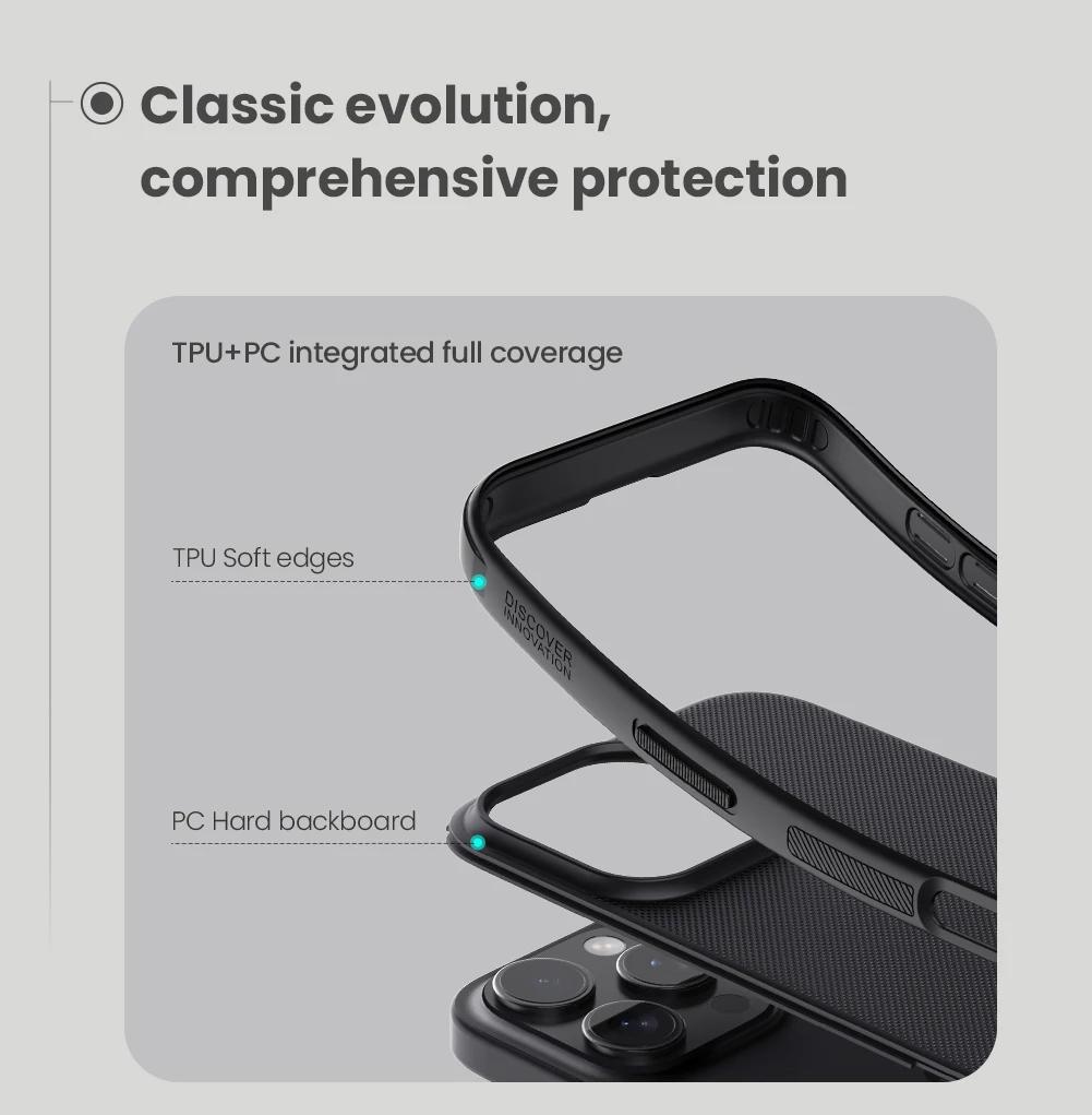 Чехол Nillkin для iPhone 16 Pro Max / 16 Pro, Магнитный, Матовый, Pro Adapt, Magsafe, Матовый, Полная защита 360°, Мягкая рамка, Защитная задняя крышка