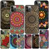 Blue Totem Flower Mandala Case For Apple Iphone 14 11 13 Mini 12 Pro Max Xr 7 8 +Se 2020 Xs 6 6s Plus 5 5s Silicone Phone Cover
