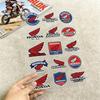 ДЛЯ HONDA HRC H WING Светоотражающие наклейки на мотоцикл, 3M предупреждение о безопасности ночью в темноте шлемы для скутера XL0 wsvj7