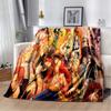 Anime One Piece 3D Printed Art Fleece Blanket for Beds Hiking Picnic Thick Quilt Fashionable Bedspread Fleece Throw Blanket