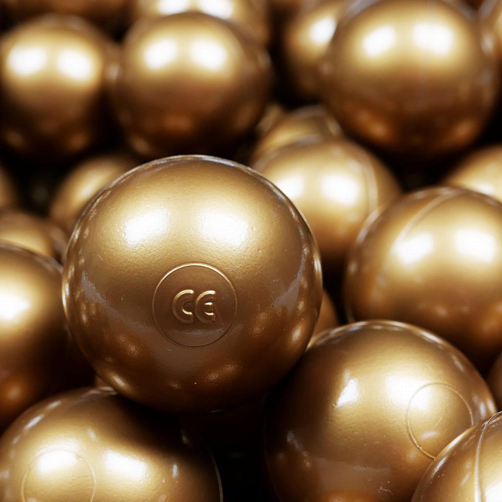 Toy Balls Ø7Cm 200Pcs Old Gold