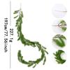 2M Artificial Pine Garland Real Touch Home Deco Faux Greenery Garland Plastic Seasonal Winter Pine Garland Mantle Stairs