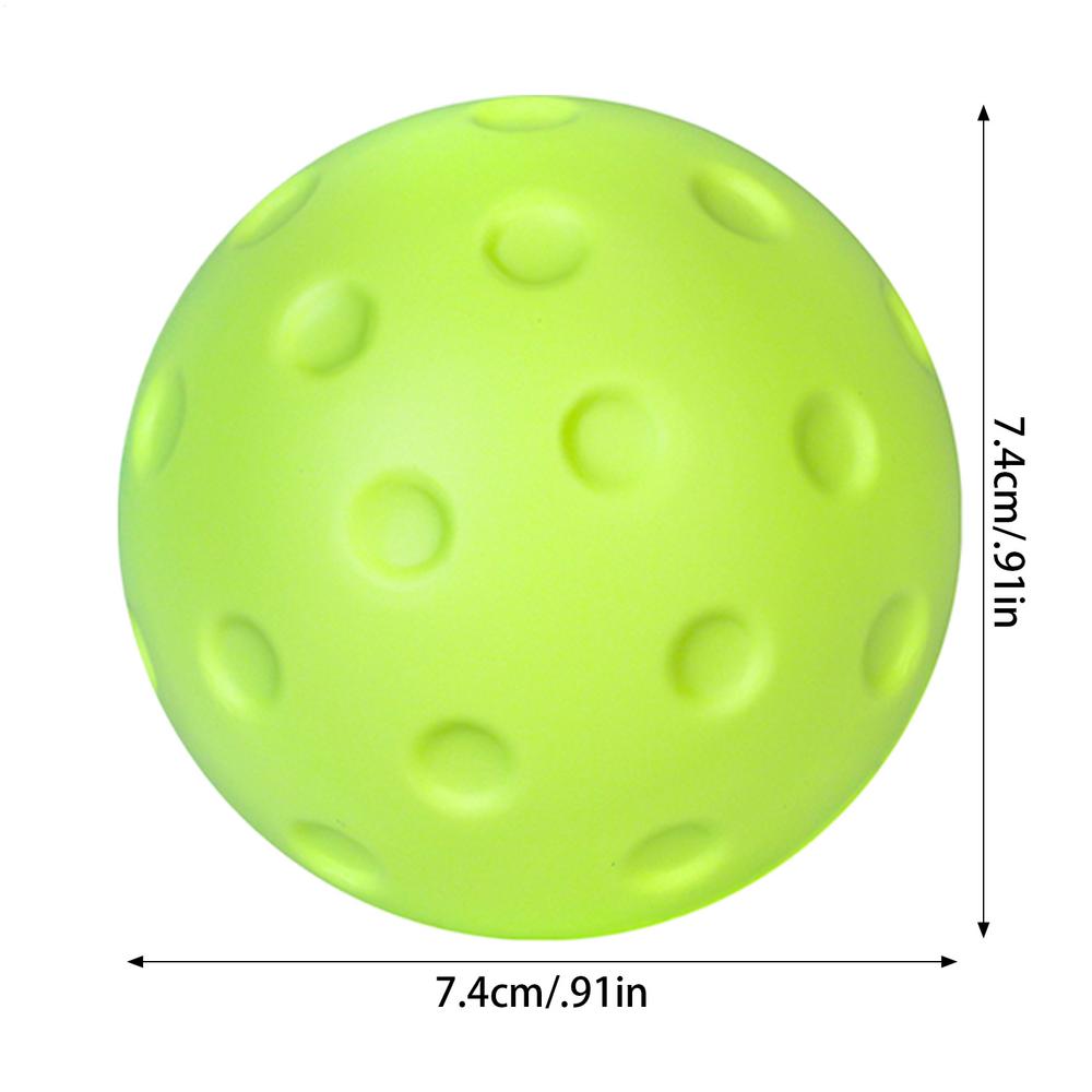 Quiet Foam Pickleballs for Indoor Outdoor Practice Pickleball Balls with Exact Real Ball Bounce Silent Pickleball Practice Ball