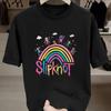 Colorful Slipknot Rainbow T-Shirt,Soft Breathable & Fade-Resistant, Classic Fit for Daily Casual Wear