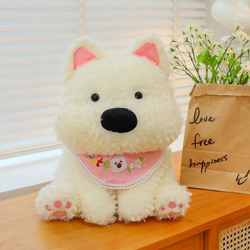 Adorable New Plush Highland Terrier Dog Toy With Soft Short Plush Fabric For Kids Gift