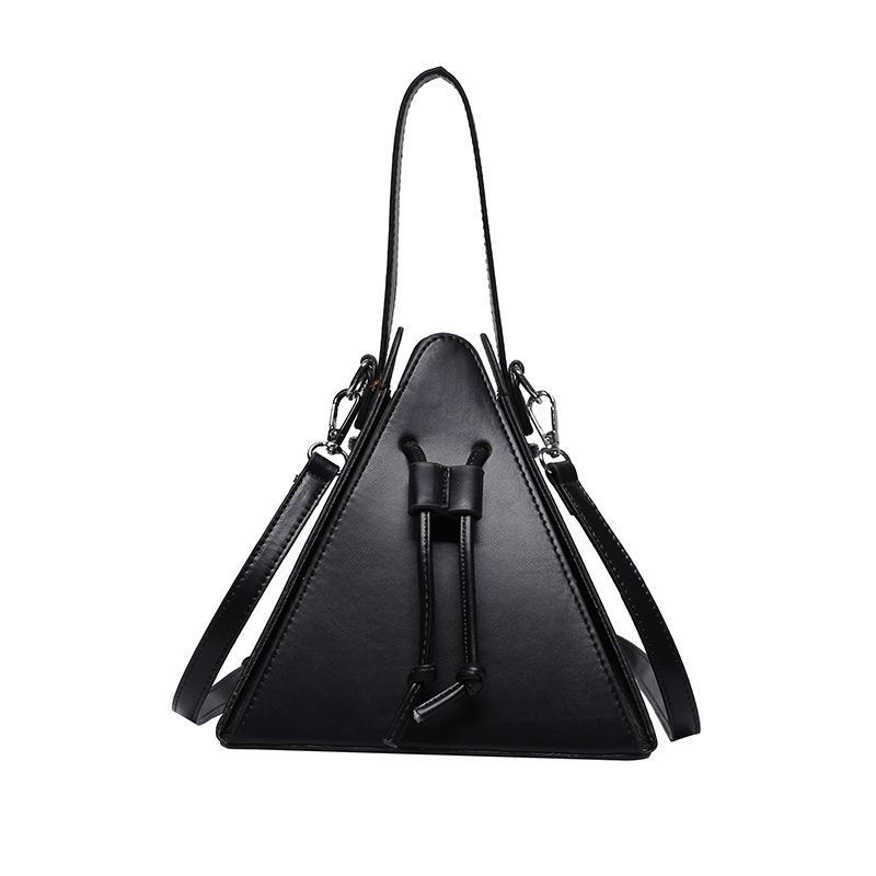 Crossbody Handheld Triangle Bag Sweet Fashion Color Shoulder Bag Women's Simple Casual Clutch Bags