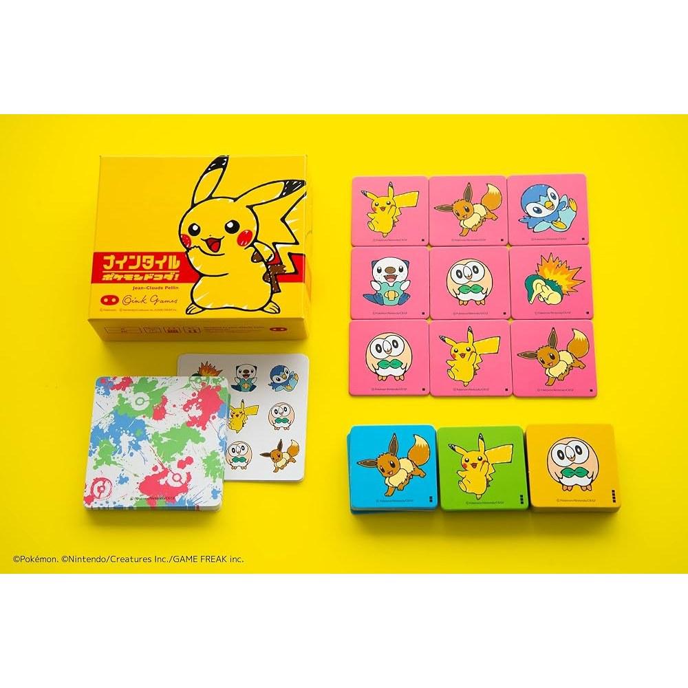 Oink Games Настольная игра Nine Tiles Pokémon Doko Da для возраста 6+ 2-4 игрока