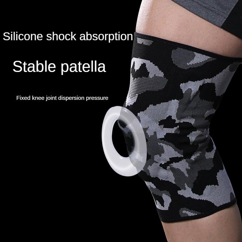 Спортивные наколенники, бег, фитнес, нейлоновые камуфляжные наколенники, альпинизм, дышащая поднятие тяжестей, нескользящие компрессионные рукава для ног