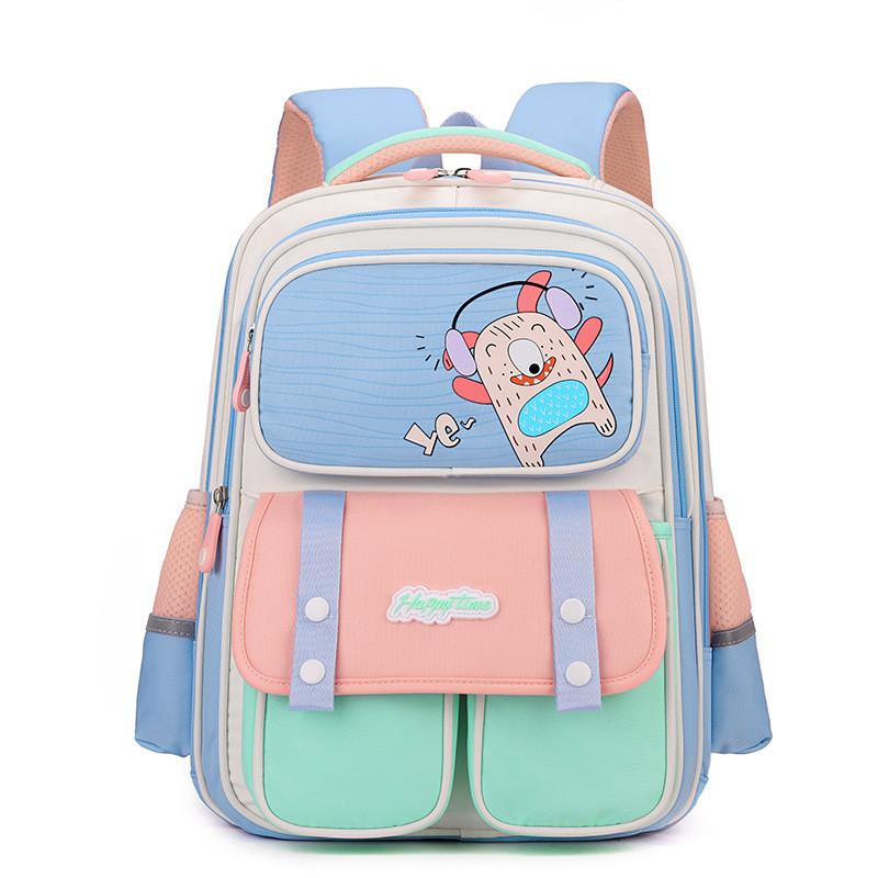 Adorable Cute Cartoon Backpack For Elementary Students Lightweight With Large Capacity