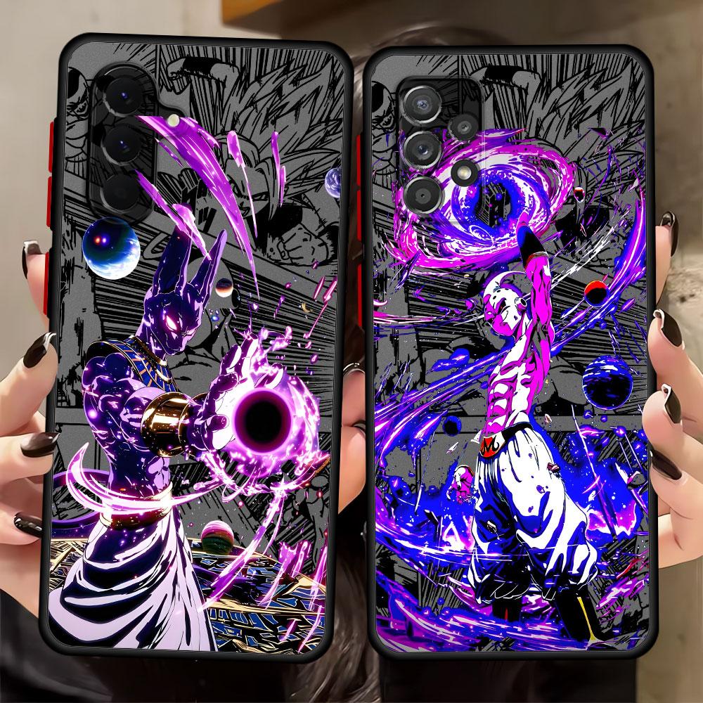 Чехол для телефона Dragon Bll Buu Beerus Back Cover Case для Samsung Galaxy A16 A15 A52S A72 A56 A36 A53 A14 A23 A73 A33 A25 A35 A55