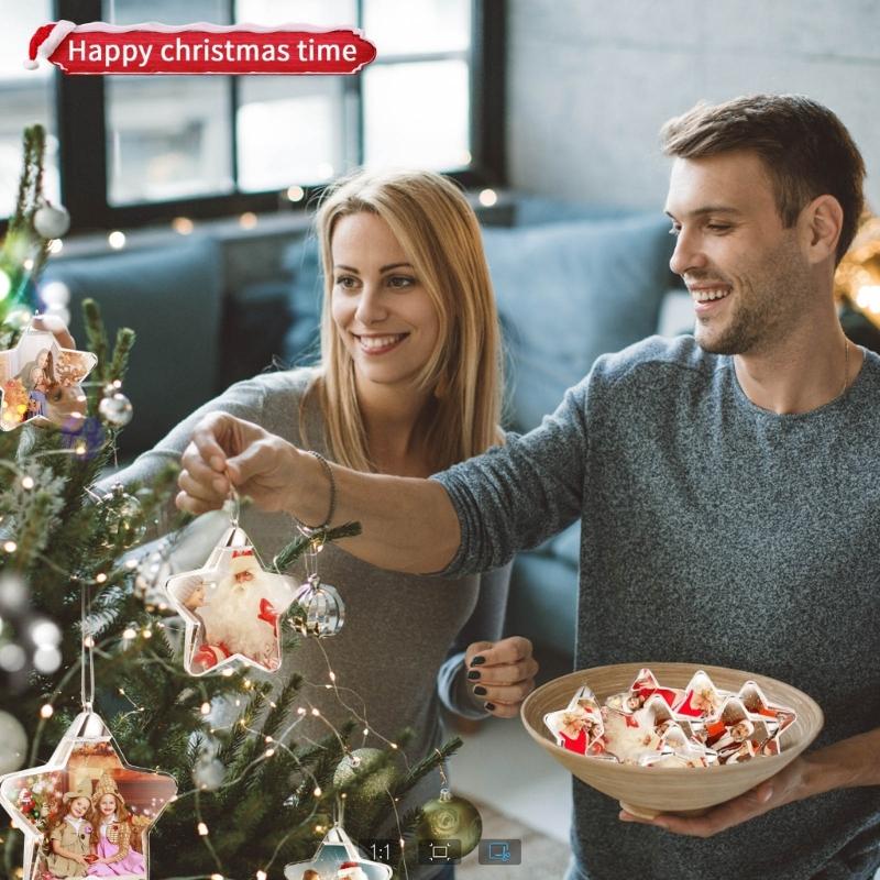 Thermal Sublimation Ornament Blank Multi Shape Christmas Decoration Pendant Heat Transfer Product DIY Crafts Making