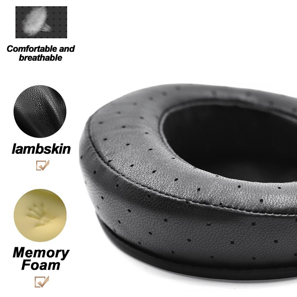 Ear Pads for FiiO HS-FT1A FT1 PRO JT7 Sheepskin Earmuffs Perforated Sheepskin Dermis Headphones Memory Covers Sponge
