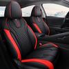 Elantra Full-Surround Leather Car Seat Cushions, Universal, Wear-Resistant, for All Seasons, Five-Seater.