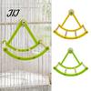 Easy Clean Bird Toy Parrot Pirate Ship Swing Toy, Climbing Ladders Perch Cage Resting Interactive Rocking Enrichment for Parakeets, Cockatiels,