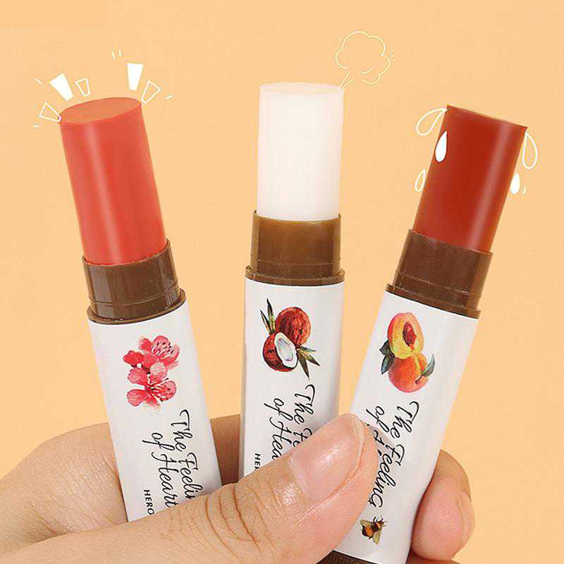 Фруктовый бальзам для губ, увлажняющий, питательный блеск для губ, естественное изменение температуры, цвет помады, дешевая косметика для макияжа, уход за кожей губ