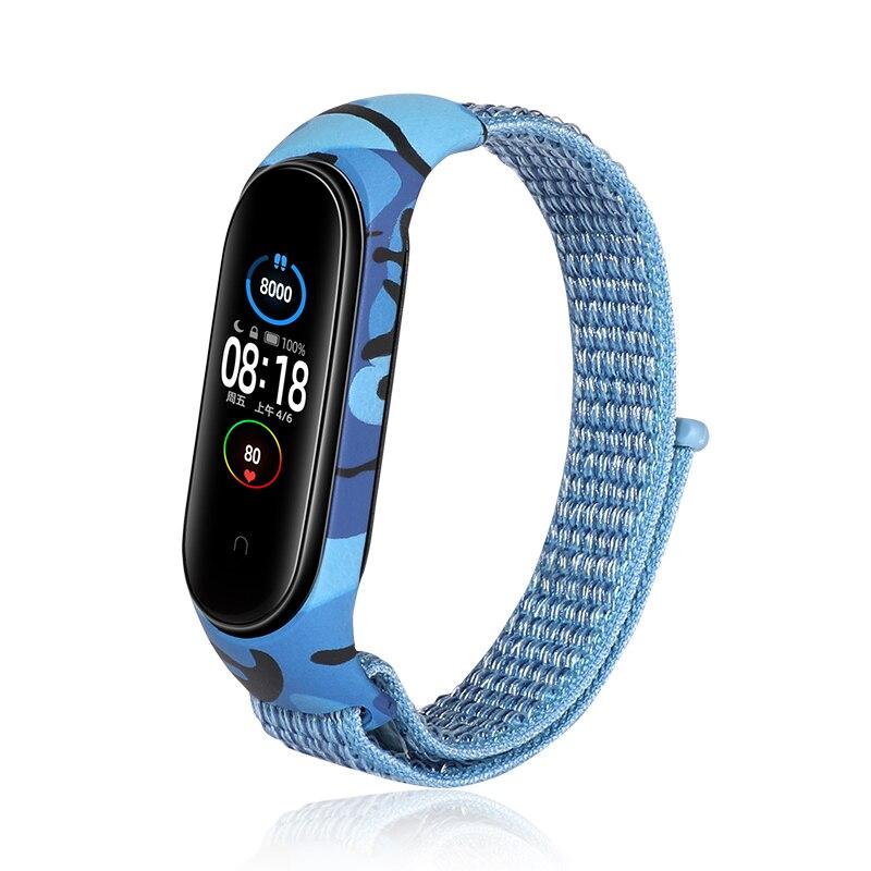 Nylon Strap for Xiaomi Mi Band 6 5 3 4 Bracelet Wristband Sports Breathable Bracelet For Miband 6 4 3 5 Replacement Strap