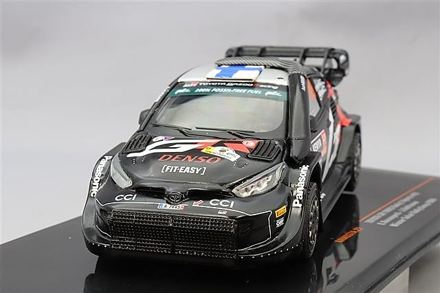 IXO Scale Toyota GR Yaris Rally1 Hybrid 2024 Победитель Ралли Сафари Кения Халттунен 1/43 #69 K. Рованпера/Й.