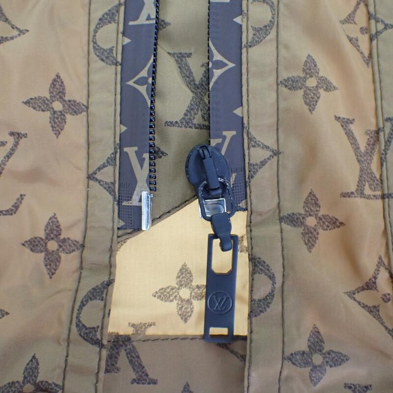 LOUIS VUITTON  36 Nylon jacket Brown Nylon Women