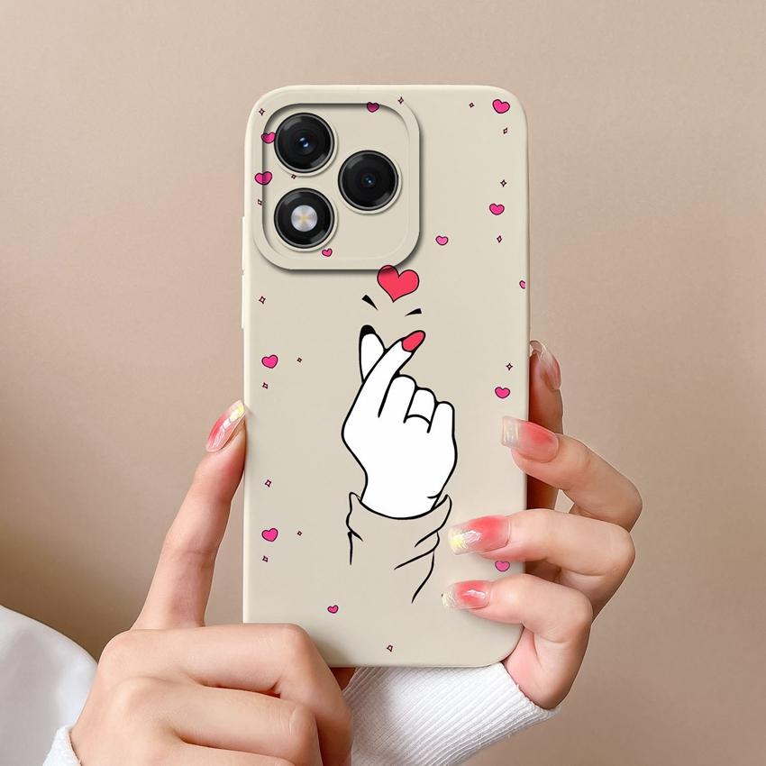 Для Huawei Honor 400 Lite X5b X6b X7c X8 X8c X9c X60 чехол для телефона роскошный Love Heart мягкий силиконовый усовершенствованный противоударный защитный чехол для Huawei Covers