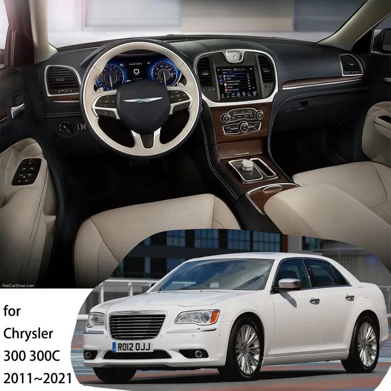 Dashboard Center Control Cover Mat for Chrysler 300 300C LD Lancia Thema 2011 2013 2014 2015 2016 2017 2018