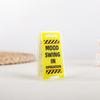 Office Mini Desktop Warning Sign Caution Overstimulated Portable Fun Desktop Small Warning Sign Ornament New Type of Worker Toy