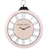 [R0012] - Wooden Wall Clock 'Grand Hotel' Beige - 56x50x4 Cm
