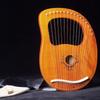 21 Strings Lyre Harp 19 16 strings Mahogany Spruce Wood Portable Harp Piano Musical Instrument With Spare Strings