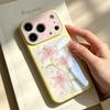Ins Lily подходит для чехла для мобильного телефона Apple 14Pro, продвинутое ощущение iPhone17ProMax большое окно имитация стекла