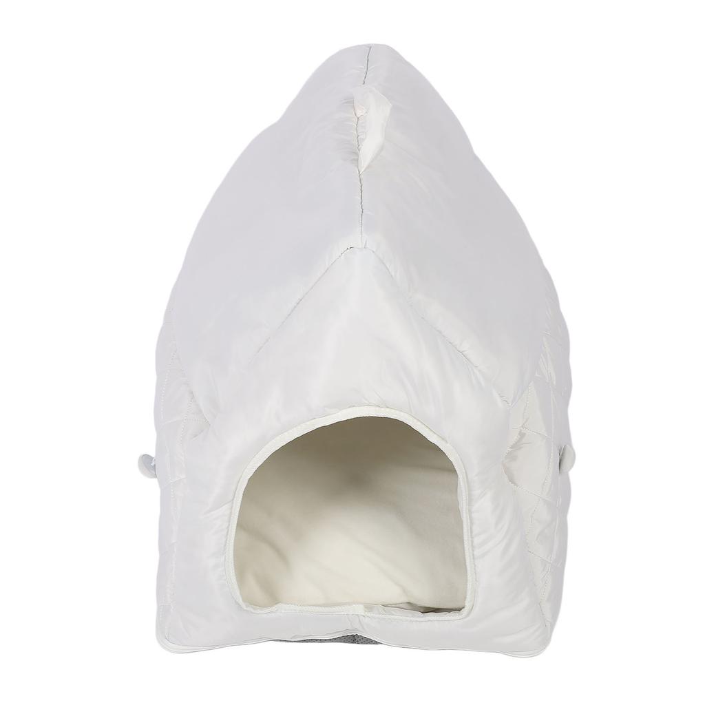 Four Ssons Pet House with Constant Temperature Hting Pad Detachable Washable Cover 35C to 55C Soft Overht Prevention Auto Power Off Cat Cave