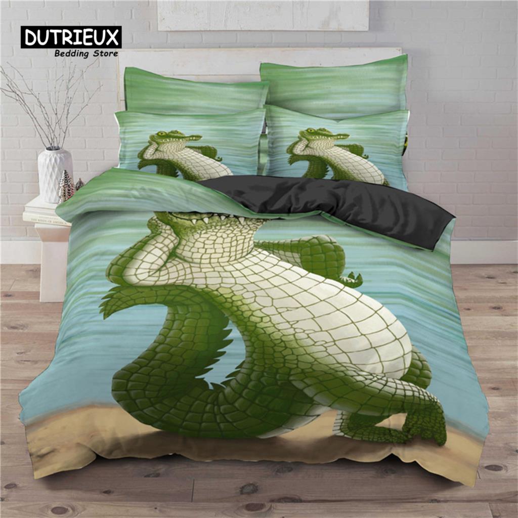 Детский милый комплект постельного белья с животными Твин Кинг для мальчиков девочек подростков 3D принт панды пододеяльник микрофибра пододеяльник декор спальни