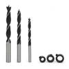 8 Pcs Doweling Jig Woodworking Hand Held Drill Guide Tool 6mm 8mm 10mm Hole Drill Bit Kit