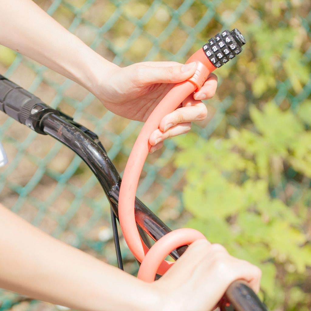 Ulac Bicycle Lock with Silicone A600M 15mm x Gray Cover, 1970, 60cm,