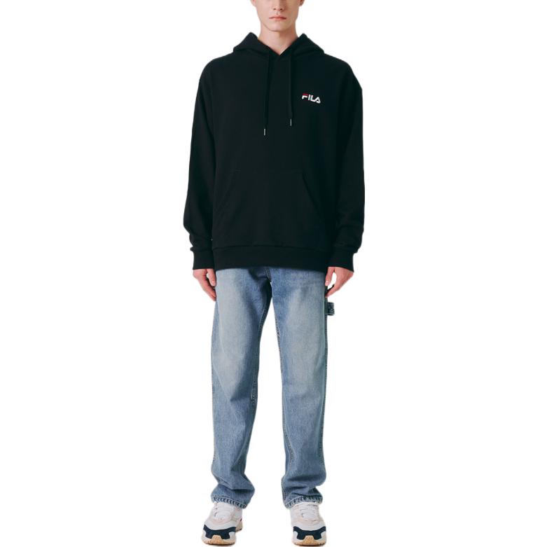 FILA Sweatshirts Unisex Navy Hooded Moderate Regular FS2POE3108X-BLK