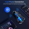 Гарнитура Bluetooth для мотоциклетного шлема GEARLEC X-11 IP67 Водонепроницаемые беспроводные наушники BT 5.3 с динамиками 40 мм Двойное подключение к телефону